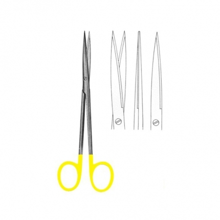 Scissors with Tungsten Carbide Inserts